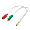Adaptador MD9 Plug 2xP2 Áudio e Fone